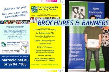 Brochures and Banners